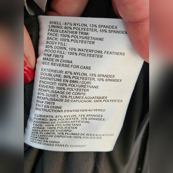 MICHAEL KORS ULTRA LIGHT WEIGHT HOODED PUFFER DOWN JACKET IN Gray SIZE S nwot - Picture 8 of 8